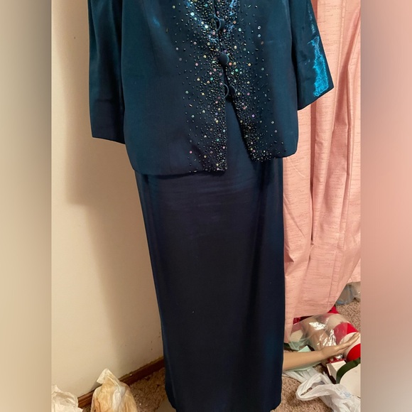 Women’s 2-piece Mother of the Bride Turquoise 16P - Picture 3 of 16